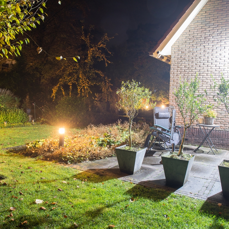 Licht zet inbrekers in het zicht
