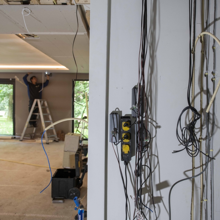 Verlichting in verlaagd plafond