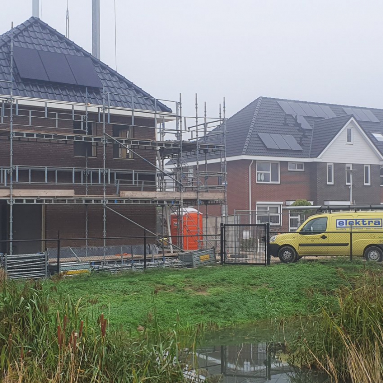 Zonnepanelen geplaatst