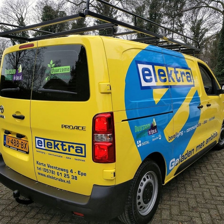 Elektra’s nieuwe auto