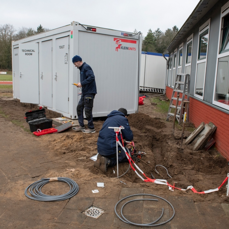 Aanleg noodstroomvoorziening