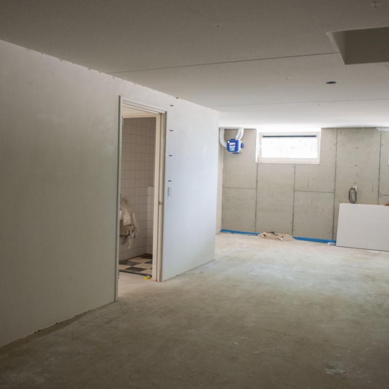 Installatie in kelder